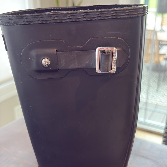 Matte Black Hunter Boots - Size 7 - Picture 6 of 12